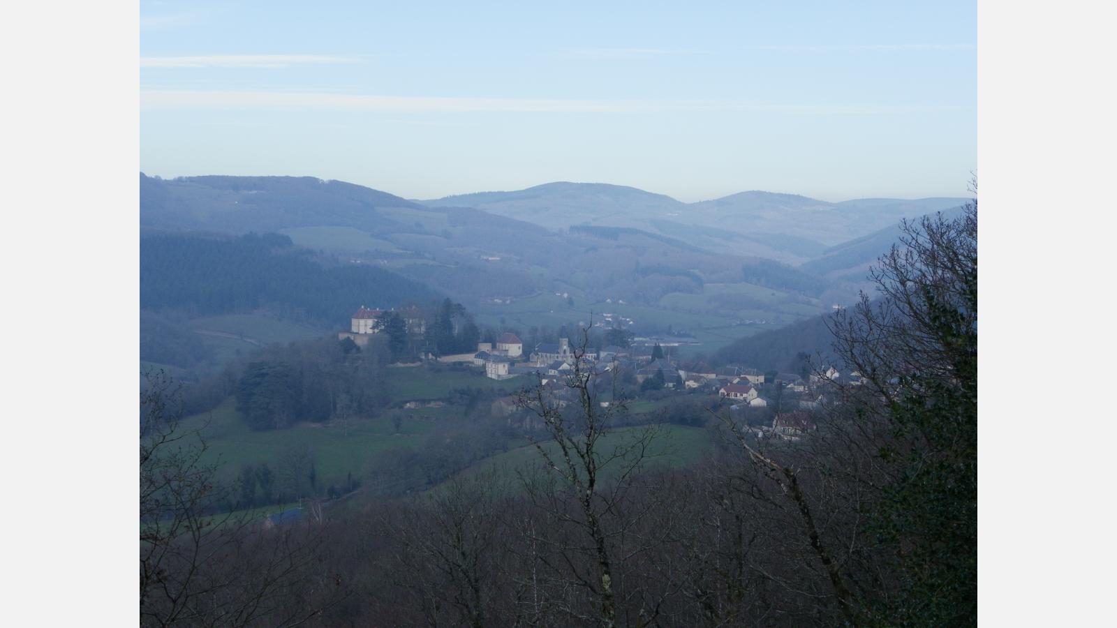 Larochemillay depuis la Forêt de la Bresseille, Camille Guet