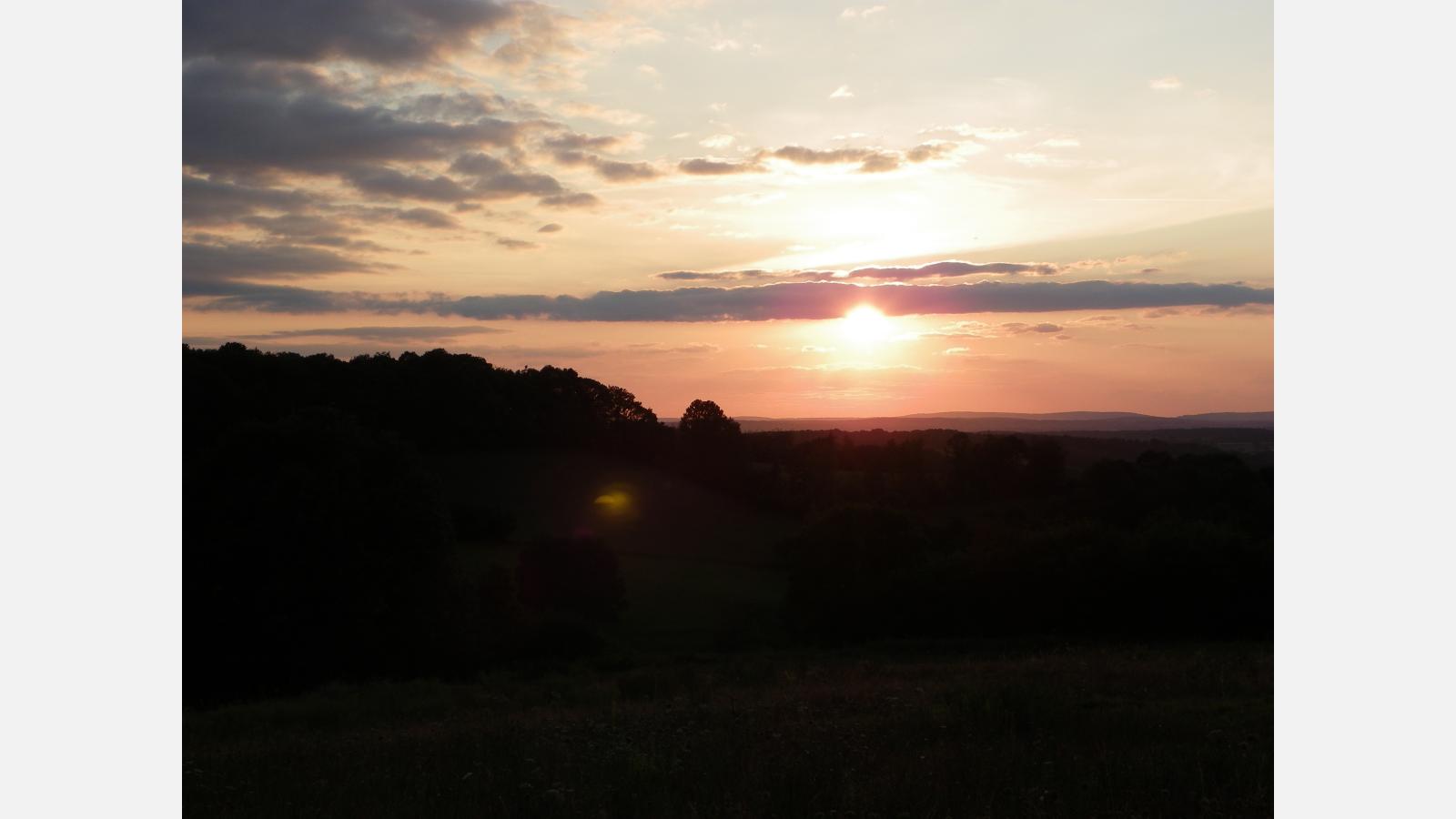 Coucher de soleil, Camille Guet